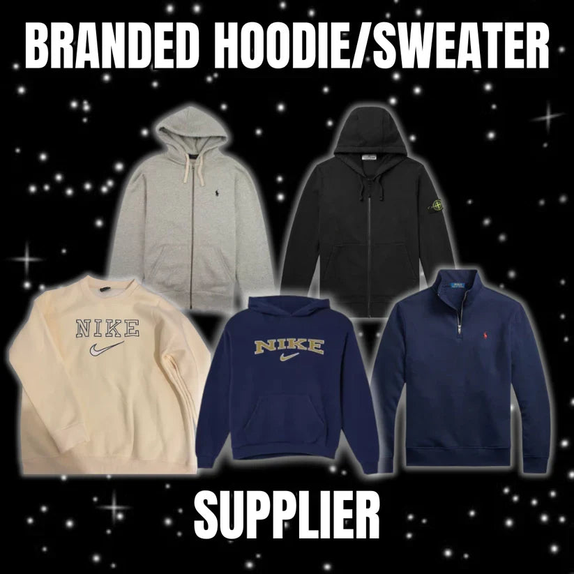 BRANDED HOODIE/SWEATER SUPPLIER